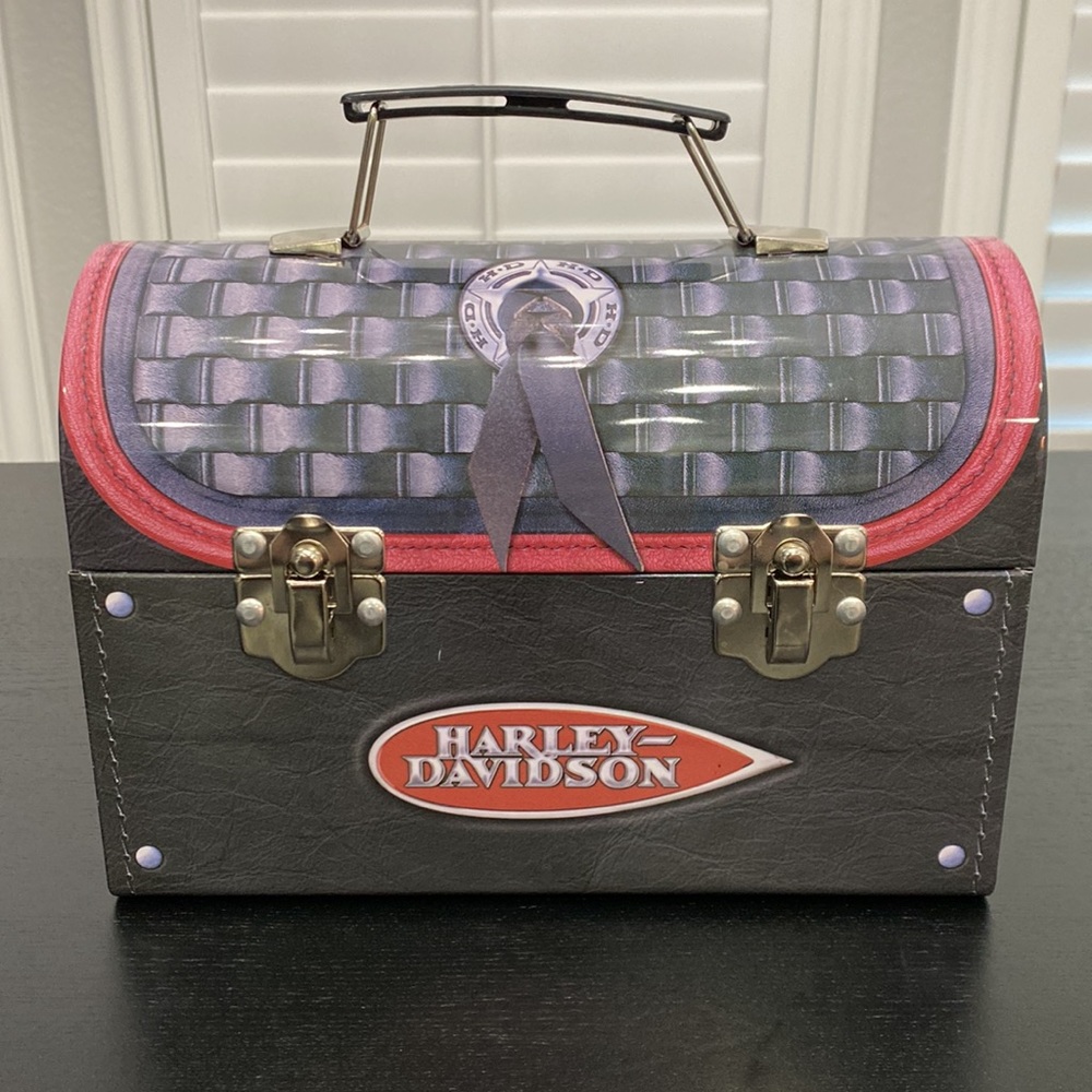 Harley-Davidson Vintage Tin Lunch Box - Picture 4 of 16